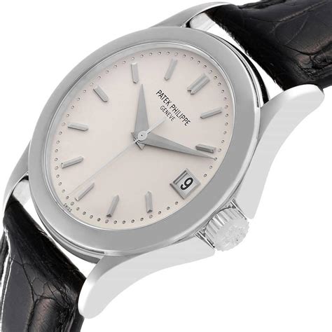 patek philippe calatrava 5107 white gold mens watch|Patek Philippe Calatrava 5107 5107G Price, Specs, .